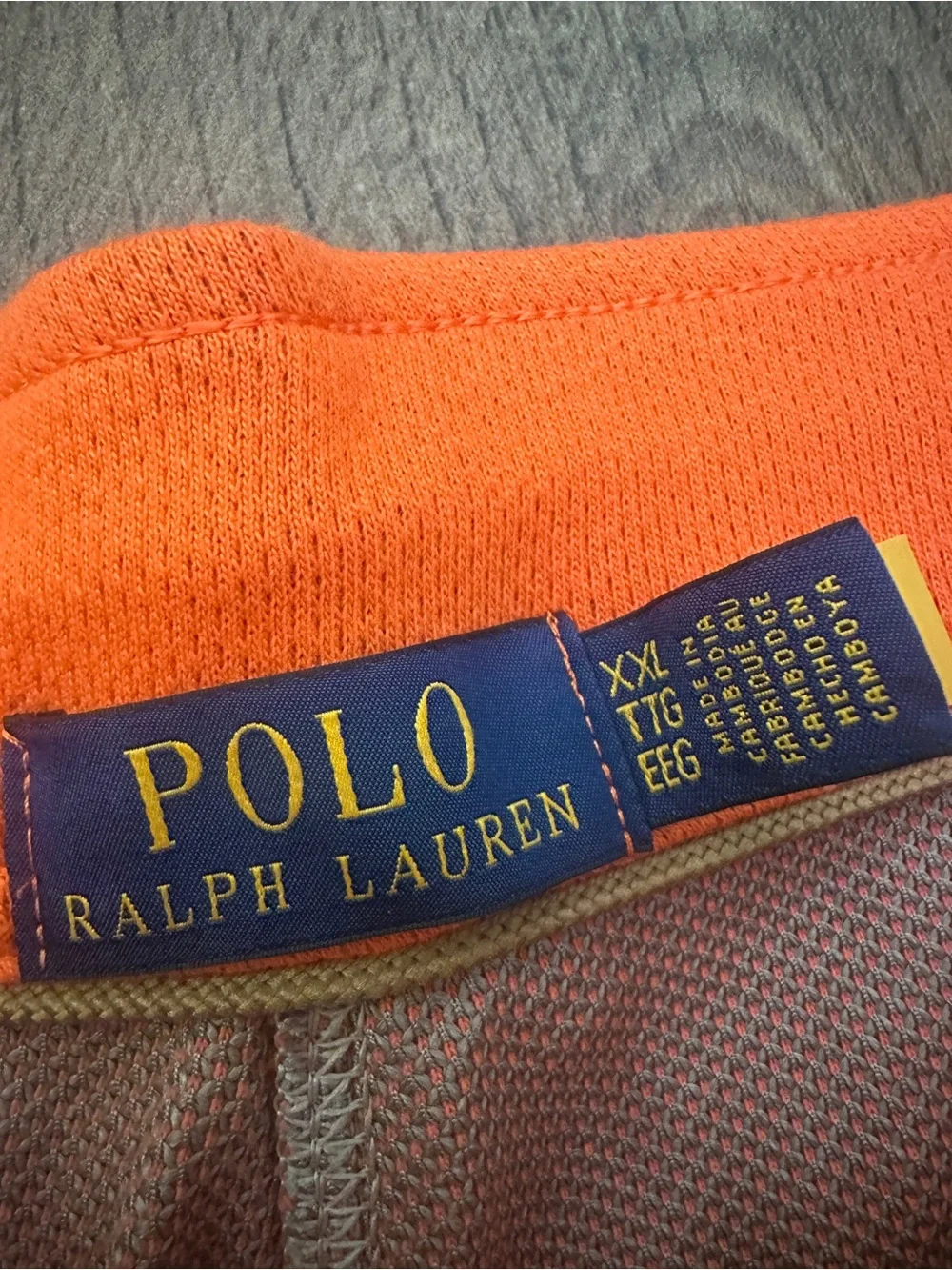 Polo Ralph Lauren Expedition Shorts Men’s Size XXL Orange